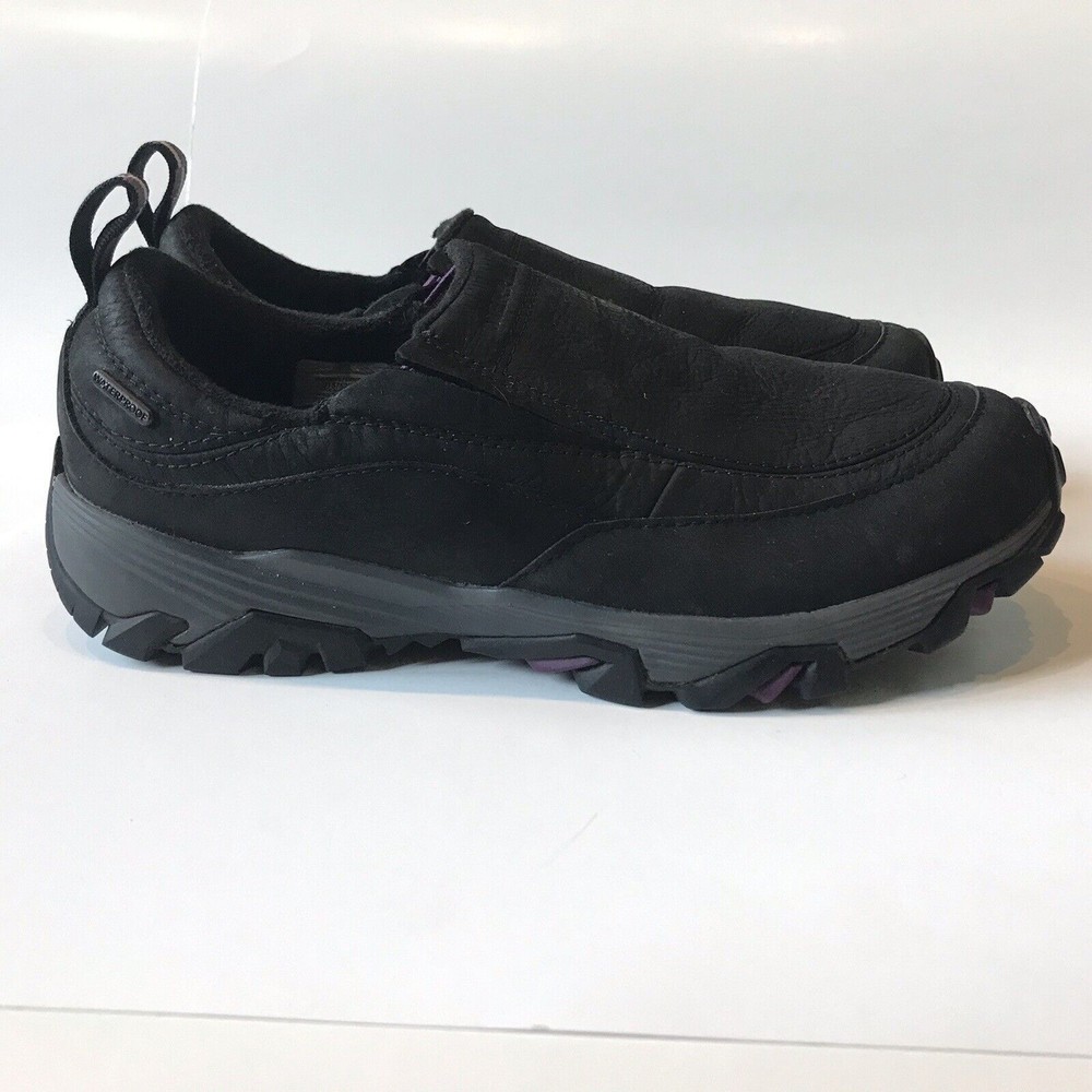 Merrell Women's Coldpack Ice+ Moc Waterproof Shoes SZ 10.5W Black J15752W Loafer